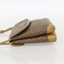 GUCCI Micro GG Supreme Shoulder Bag PVC Beige Gold 007 49 5548 Auth 175279-4