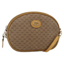 GUCCI Micro GG Supreme Shoulder Bag PVC Beige Gold 007 104 0013 Auth 175280-1
