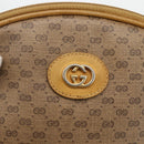 GUCCI Micro GG Supreme Shoulder Bag PVC Beige Gold 007 104 0013 Auth 175280-17