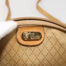 GUCCI Micro GG Supreme Shoulder Bag PVC Beige Gold 007 104 0013 Auth 175280-18