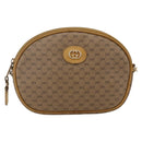 GUCCI Micro GG Supreme Shoulder Bag PVC Beige Gold 007 104 0013 Auth 175280-13