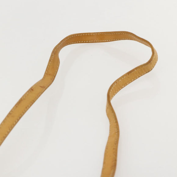 GUCCI Micro GG Supreme Shoulder Bag PVC Beige Gold 007 104 0013 Auth 175280