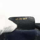 GUCCI GG Supreme Sherry Line Bag PVC Navy Gold Red 65 02 004 Auth 175281-12
