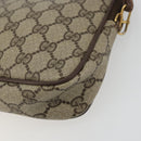 GUCCI GG Supreme Shoulder Bag PVC Beige Gold 97 02 068 Auth 175282-14
