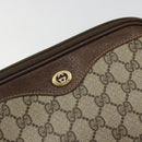 GUCCI GG Supreme Shoulder Bag PVC Beige Gold 97 02 068 Auth 175282-18