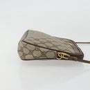 GUCCI GG Supreme Shoulder Bag PVC Beige Gold 97 02 068 Auth 175282-3