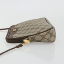 GUCCI GG Supreme Shoulder Bag PVC Beige Gold 97 02 068 Auth 175282-4
