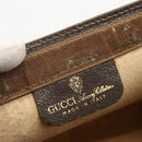 GUCCI GG Supreme Web Sherry Line Bag PVC Beige Red 41 014 2125 23 Auth 175283-12