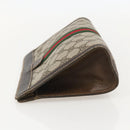 GUCCI GG Supreme Web Sherry Line Bag PVC Beige Red 41 014 2125 23 Auth 175283-4