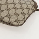 GUCCI GG Supreme Web Sherry Line Bag PVC Beige Gold 904 02 047 Auth 175285-14