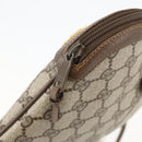 GUCCI GG Supreme Web Sherry Line Bag PVC Beige Gold 904 02 047 Auth 175285-9