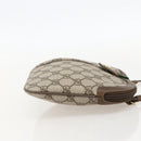 GUCCI GG Supreme Web Sherry Line Bag PVC Beige Gold 904 02 047 Auth 175285-4