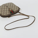 GUCCI GG Supreme Web Sherry Line Bag PVC Beige Gold 904 02 047 Auth 175286-7