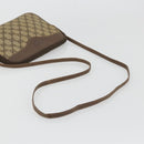 GUCCI GG Supreme Shoulder Bag PVC Beige Gold Auth 175287-7