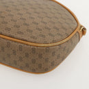 GUCCI Micro GG Supreme Shoulder Bag PVC Beige Gold Auth 175289-10