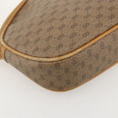 GUCCI Micro GG Supreme Shoulder Bag PVC Beige Gold Auth 175289-11