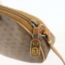 GUCCI Micro GG Supreme Shoulder Bag PVC Beige Gold Auth 175289-14