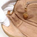 GUCCI Micro GG Supreme Shoulder Bag PVC Beige Gold Auth 175289-18