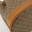 GUCCI Micro GG Supreme Purse Shoulder Bag PVC Beige Gold 007 86 0044 Auth 175290-15