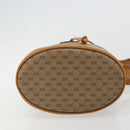 GUCCI Micro GG Supreme Purse Shoulder Bag PVC Beige Gold 007 86 0044 Auth 175290-5