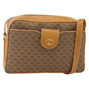 GUCCI Micro GG Supreme Shoulder Bag PVC Beige Gold 001 098 1244 Auth 175291-1