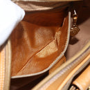 GUCCI Micro GG Supreme Shoulder Bag PVC Beige Gold 001 098 1244 Auth 175291-20
