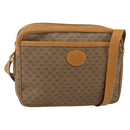 GUCCI Micro GG Supreme Shoulder Bag PVC Beige Gold Auth 175292-1