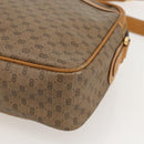 GUCCI Micro GG Supreme Shoulder Bag PVC Beige Gold Auth 175292-9