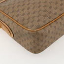GUCCI Micro GG Supreme Shoulder Bag PVC Beige Gold Auth 175292-14