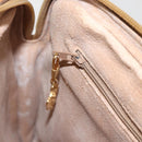 GUCCI Micro GG Supreme Shoulder Bag PVC Beige Gold Auth 175292-20