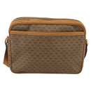 GUCCI Micro GG Supreme Shoulder Bag PVC Beige Gold Auth 175292-2