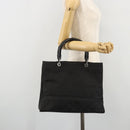 GUCCI GG Canvas Bamboo Tote Bag Black Silver 002 1010 2404 Auth 175294-23
