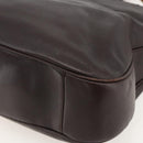 GUCCI Bamboo Shoulder Bag Leather 2way Brown Gold 001 0166 1577 Auth 175295-17