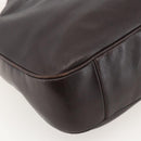 GUCCI Bamboo Shoulder Bag Leather 2way Brown Gold 001 0166 1577 Auth 175295-18