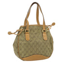 GUCCI GG Canvas Hand Bag Beige Gold 000 2854 0282 Auth 175296-1