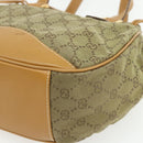 GUCCI GG Canvas Hand Bag Beige Gold 000 2854 0282 Auth 175296-9