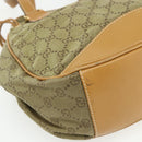 GUCCI GG Canvas Hand Bag Beige Gold 000 2854 0282 Auth 175296-14
