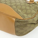 GUCCI GG Canvas Hand Bag Beige Gold 000 2854 0282 Auth 175296-15