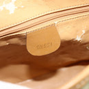 GUCCI GG Canvas Hand Bag Beige Gold 000 2854 0282 Auth 175296-17
