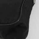 PRADA Shoulder Bag Nylon Black Silver Auth 175300-17