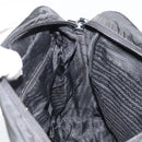 PRADA Shoulder Bag Nylon Black Silver Auth 175300-20