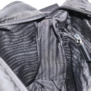 PRADA Shoulder Bag Nylon Black Silver Auth 175300-21
