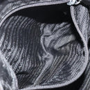 PRADA Shoulder Bag Nylon Black Silver Auth 175300-24
