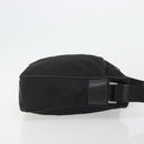 PRADA Shoulder Bag Nylon Black Silver Auth 175300-3