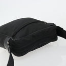 PRADA Shoulder Bag Nylon Black Silver Auth 175300-6