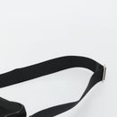 PRADA Shoulder Bag Nylon Black Silver Auth 175300-14