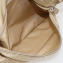 PRADA Shoulder Bag Nylon Beige Silver Auth 175301-24