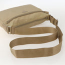 PRADA Shoulder Bag Nylon Beige Silver Auth 175301-7
