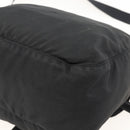 PRADA Shoulder Bag Nylon Black Silver Auth 175302-17