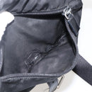 PRADA Shoulder Bag Nylon Black Silver Auth 175302-11